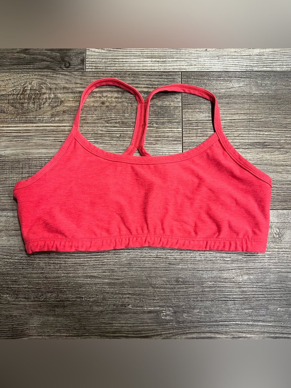 Beyond Yoga Coral Racerback Sports Bra Size Large Soft Yoga Bralette
